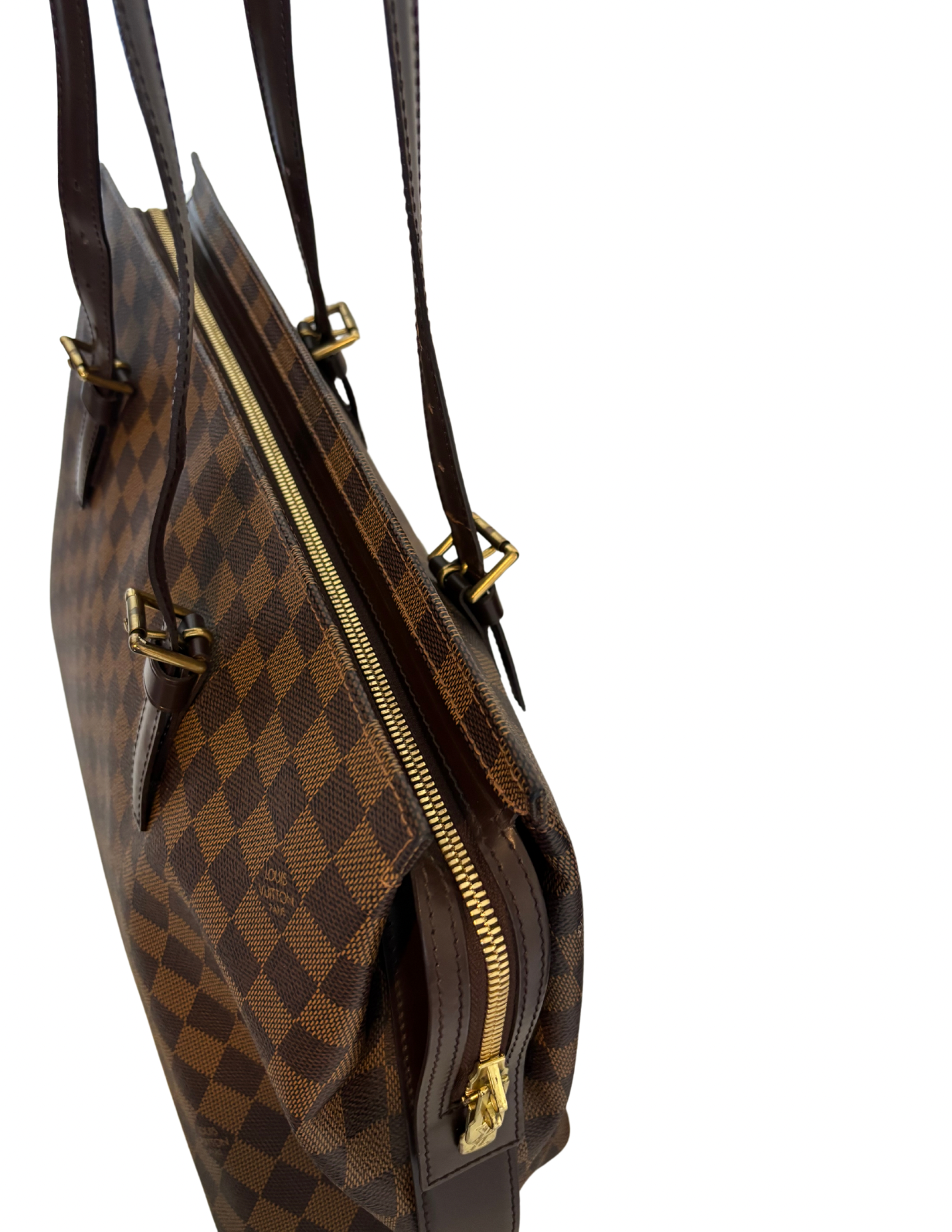 Louis Vuitton Pre-owned Damier Ebene Chelsea Tote with Dust Bag